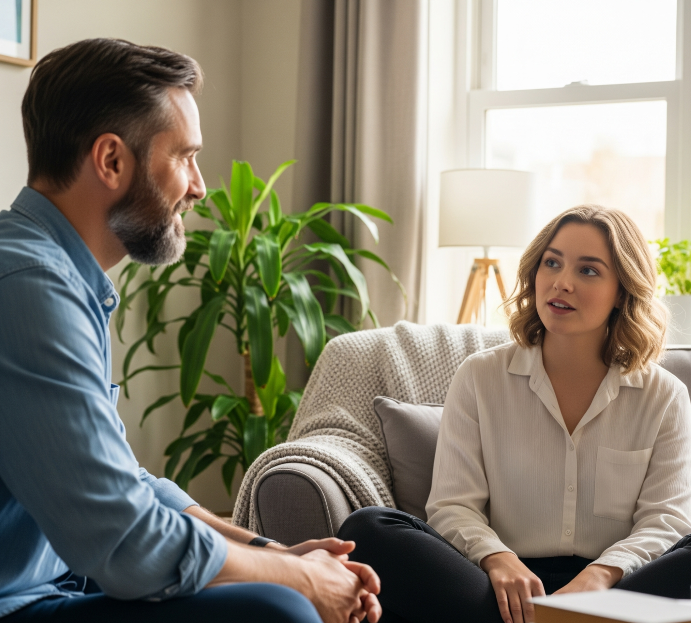 Sesión de psicología a domicilio en Entorno Psicología Psicólogo a domicilio en Asturias ofreciendo apoyo emocional en un entorno cercano.